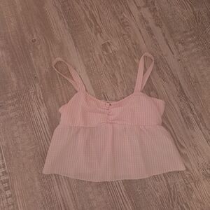 Pink Gingham Top